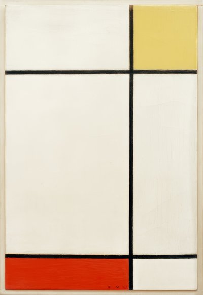 Composition with Yellow and Red by Piet Mondrian